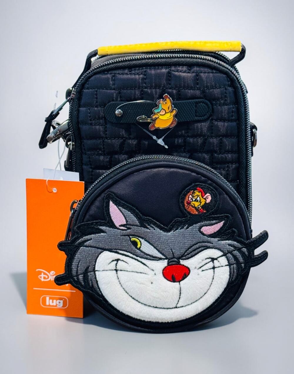 D23 Disney Lug Epic Rivals Cinderella Lucifer Jaq Gus Skeeter Mini Crossbody NWT